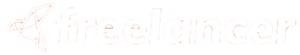 Home freelancer white logo